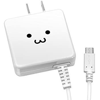 【中古】 エレコム USB コンセント 充電器 1A micro-Bケーブル 1.5m その他仕様 ホワイトフェイス MPA-ACMA1510NWF