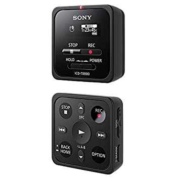 【中古】 ソニー ICレコーダー 16GB ICD-TX800 : 小型サイズ リニアPCM 遠隔録音対応 リモコン付属 2017年モデル ブラック ICD-TX800 B 【中古】 ソニー ICレコーダー 16GB ICD-TX800 : 小型サイズ リニアPCM 遠隔録音対応 リモコン付属 2017年モデル ブラック ICD-TX800 B