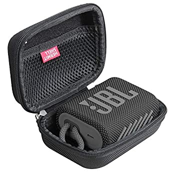  JBL GO 3 Bluetoothスピーカー専用収納ケース-Hermitshell ブラック