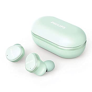 【中古】 PHILIPS フィリップス 完全ワイヤレスイヤフォン グリーン TAT4556GR