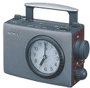 【中古】 ソニー TV 1ch-12ch FM AMポータブルクロックラジオ ICF-CA5V 【SONY】(2)