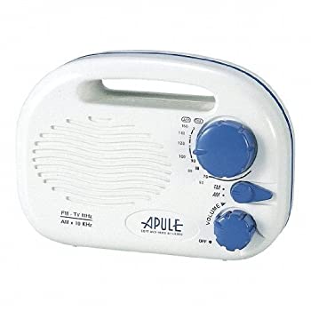 【中古】 アプレ 防滴ラジオ FM AM AP-152