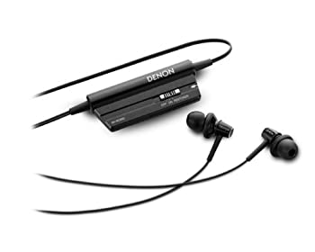 【中古】 DENON デノン インナーイヤーヘッドホン ノイズキャンセリング ブラック AH-NC600-K(2.0)