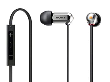 Headband Type - 【中古】 SONY カナル型イヤホン リモコン・マイク付 シルバー XBA-10IP S