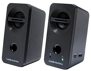 【中古】 オーディオテクニカ デスクトップスピーカー ブラック AT-SP93 BK