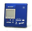 【中古】 SHARP シャープ MD-MT831-A ブルー ポータブルMDレコーダー MD録音再生兼用機 ポータブルMDプレーヤー ポータブルミニディスクレコ...