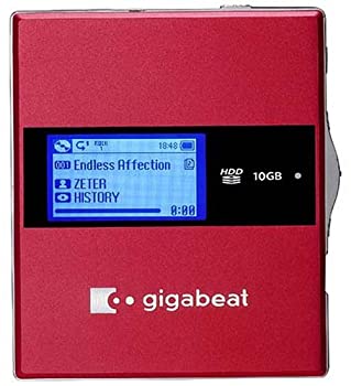 【中古】 TOSHIBA HDDプレーヤー gigabeat G10 バーニングレッド MEG101 R MEG101 R
