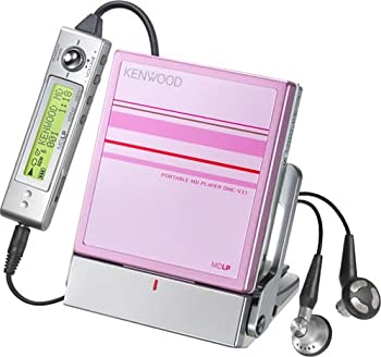 【中古】 KENWOOD ケンウッド DMC-V33-P ポータブルMDプレイヤー ピンク