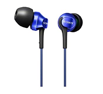 Audio - 【中古】 SONY カナル型イヤホン ブルー MDR-EX100LP LI