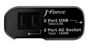 【中古】 J-Force iPhone スマートフォン充電対応 電源タップ 世界平和シリーズ AC2口+USB 2ポート インテリジェントチップ ブラック JF...