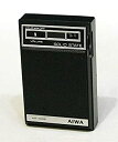 【中古】 AIWA アイワ AR-666 Black 6石AMポケッタブルラジオ ビンテージ ヴィンテージ レトロ アンティーク