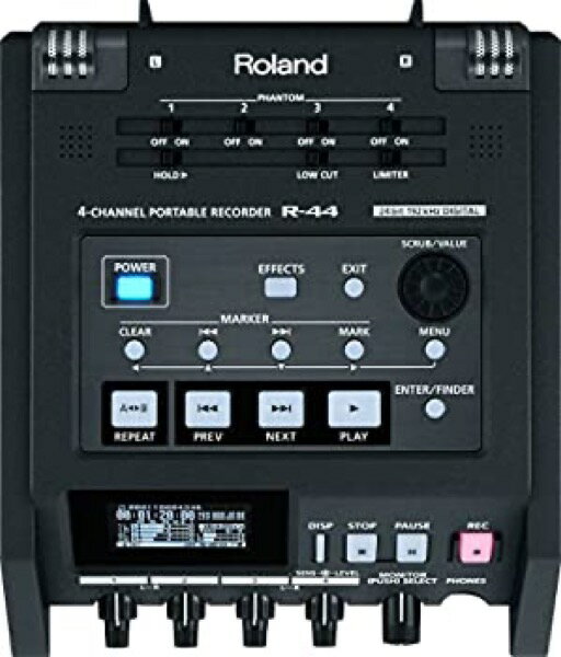 【中古】 Roland R-44 Solid State 4 Channel Portable Field Recorder by Edirol