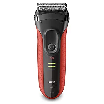 【中古】 ブラウン メンズ電気シェーバー シリーズ3 3枚刃 レッド 丸ごと水洗い可 ディープキャッチ網刃 キワゾリ刃 【中古】 ブラウン メンズ電気シェーバー シリーズ3 3枚刃 レッド 丸ごと水洗い可 ディープキャッチ網刃 キワゾリ刃