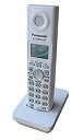 【中古】 Panasonic パナソニック パーソナルファックス用増設子機 ホワイト KX-FKN518-W