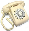 【中古】 NTT 601-A2 ダイヤル式カラー電話機 (アイボリー)