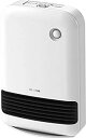 【中古】 アイリスオーヤマ 大風量 セラミックファンヒーター 人感センサー付き (1200W 750W 2段切替) メカ式 ダイヤルタイプ ホワイト JCH-12DD3-W
