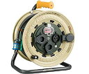 【中古】 屋外仕様コードリール ハタヤ サンタイガーレインボーリール 単相100V 30m アース・ブレーカー付 BX301K