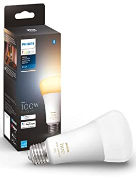 【中古】 Philips Hue (フィリップスヒュー) スマート電球 LED電球 E26 100W形相当 アレクサ対応 昼白色 電球色 照明 ライト ランプ 調光 Alexa Echo Googl