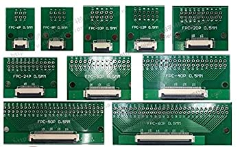 樂天商城 - 【中古】 0.50mm Connector one-side weldin FFC FPC 60P Connector Adapter Plate Flat Cable Socket Adaptor Connector for PCB Board TFT LCD 5pcs lot