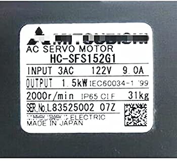 【中古】 MITSUBISHI 三菱 HC-SFS152G1 サーボモーター 【中古】 MITSUBISHI 三菱 HC-SFS152G1 サーボモーター