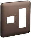 【中古】 Panasonic パナソニック グレーシアシリーズ ラウンドコンセント用プレート3個+1個用 ダークブラウン WTV6274A2