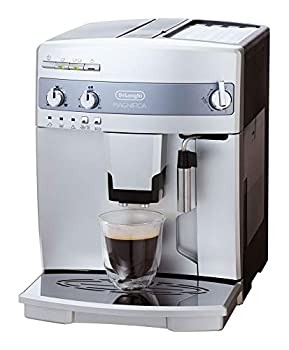 【中古】 デロンギ 全自動コーヒーメーカー マグニフィカ ミルク泡立て手動 シルバーESAM03110S