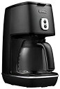 【中古】 デロンギ DeLonghi ?ディスティンタコレクション ドリップコーヒーメーカー アロマモード搭載 ブラック 6杯 ?ICMI011J-BK