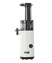 【中古】 Toffy トフィー ミニスロージューサー K-BD4 (アッシュホワイト) 小型 コンパクト フルーツ 野菜 ビタミン 健康習慣 鮮度キープ フレッシュ