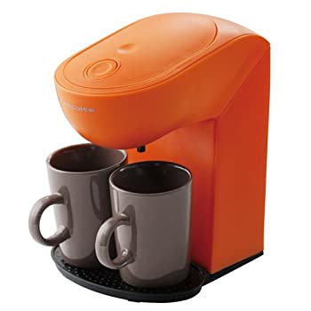 【中古】 レコルト コーヒーメーカー カフェ デュオ コモド オレンジ KD-2OR