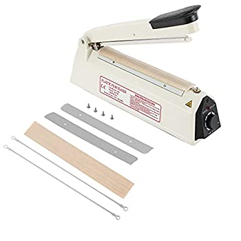 【中古】 Hanchen ポリシーラー 卓上シーラー シーリングサイズ200*2.3mm シーラー時間8ランク調整 50~180℃温度調整 交換用電熱糸付き ポリ袋密封 食品