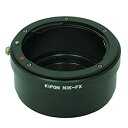 【中古】 KIPON マウント変換アダプター NIK-FX ニコンFマウントレンズ - 富士フィルムXマウントボディ用 013014