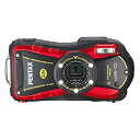 【中古】 PENTAX 防水デジタルカメラ PENTAX WG-10 レッド 1cmマクロ マクロスタンド付属 PENTAX WG-10RD 12653(2)