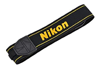【中古】 Nikon ニコン ネックストラップ D7000付属 一眼レフ用 シンプル ブラック AN-DC1BK
