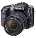 【中古】 ソニー SONY デジタル一眼レフ α100高倍率ズームレンズキット DSLR-A100H ブラック