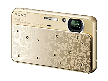 【中古】 ソニー SONY デジタルカメラ Cybershot T99D (1410万画素CCD 光学x4 デジタルx8) ゴールド DSC-T99D N