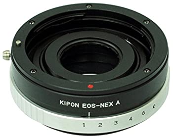 【中古】 KIPON (キポン) マウント変換アダプター EOS-NEX-A キャノン EFマウントレンズ ? ソニーNEX α.Eマウントアダプター用 絞り羽根付き 009178