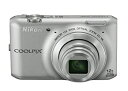 【中古】 Nikon ニコン デジタルカメラ COOLPIX S6400 タッチパネル液晶 光学12倍ズーム クリスタルシルバー S6400SL