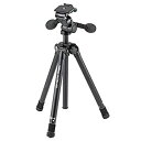 【中古】 Velbon 三脚 ULTRA 455 5段 ウルトラロック 脚径24mm 小型 3Way雲台 DIN規格クイックシュー対応 アルミ脚 412584
