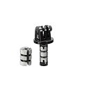 【中古】 REC-MOUNTS (レックマウント) ステムホールマウント ゴープロ HEROシリーズ用 (φ12.8mm-17mm 18-24mm対応) 【Moto9-GP-BK】 (ブラック)
