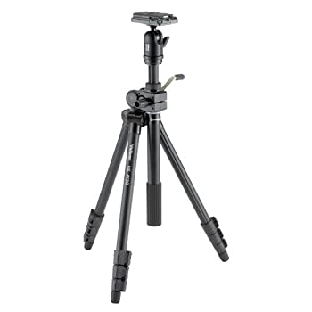 Velbon - 【中古】 Velbon 三脚 VS-443Q 4段 レバーロック 脚径23mm 小型 自由雲台 V4-unit付 クイックシュー対応 アルミ脚 310064