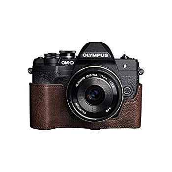 【中古】 TP Original OLYMPUS E-M10 Mark IV 用 ボディーハーフケース ダークブラウン