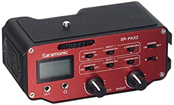 【中古】 Saramonic (サラモニック) SR-PAX2 オーディオアダプター ミラーレス デジタル一眼レフカメラ & ブラックマジックポケットカメラ用