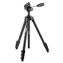 【中古】 Velbon ビデオ用三脚 M47 4段 レバーロック 全高155cm 脚径20mm 小型 フリュード雲台 クイックシュー対応 アルミ脚 446640