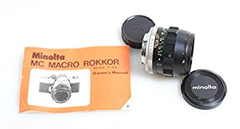 【中古】 MINOLTA ミノルタ MC MACRO ROKKOR-QF 50mm F3.5
