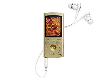 【中古】 SONY ウォークマン Sシリーズ [メモリータイプ] 8GB ゴールド NW-S764 N