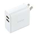 【中古】 エレコム USB コンセント 充電器 合計24W USB-A×2 【 iPhone (iPhone13シリーズ対応) Android タブレット 対応...
