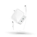 【中古】 PD 充電器 Type C 急速充電器 90W【GaN (窒化ガリウム) 採用 2ポート 折畳式 PD対応 PSE認証済】iPhone Galaxy ...