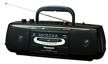 楽天AJIMURA-SHOP【中古】 Panasonic パナソニック ラジオカセット ブラック RX-FS22A-K