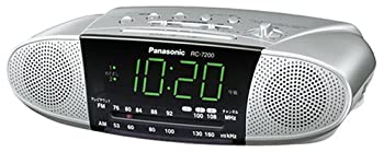 【中古】 パナソニック FM AM クロックラジオ RC-7200-S