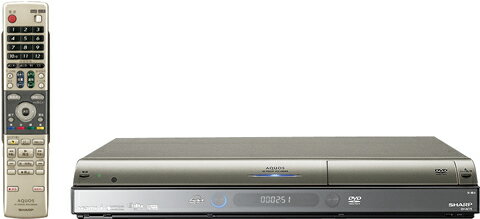 【中古】 シャープ 250GB DVDレコーダー AQUOS